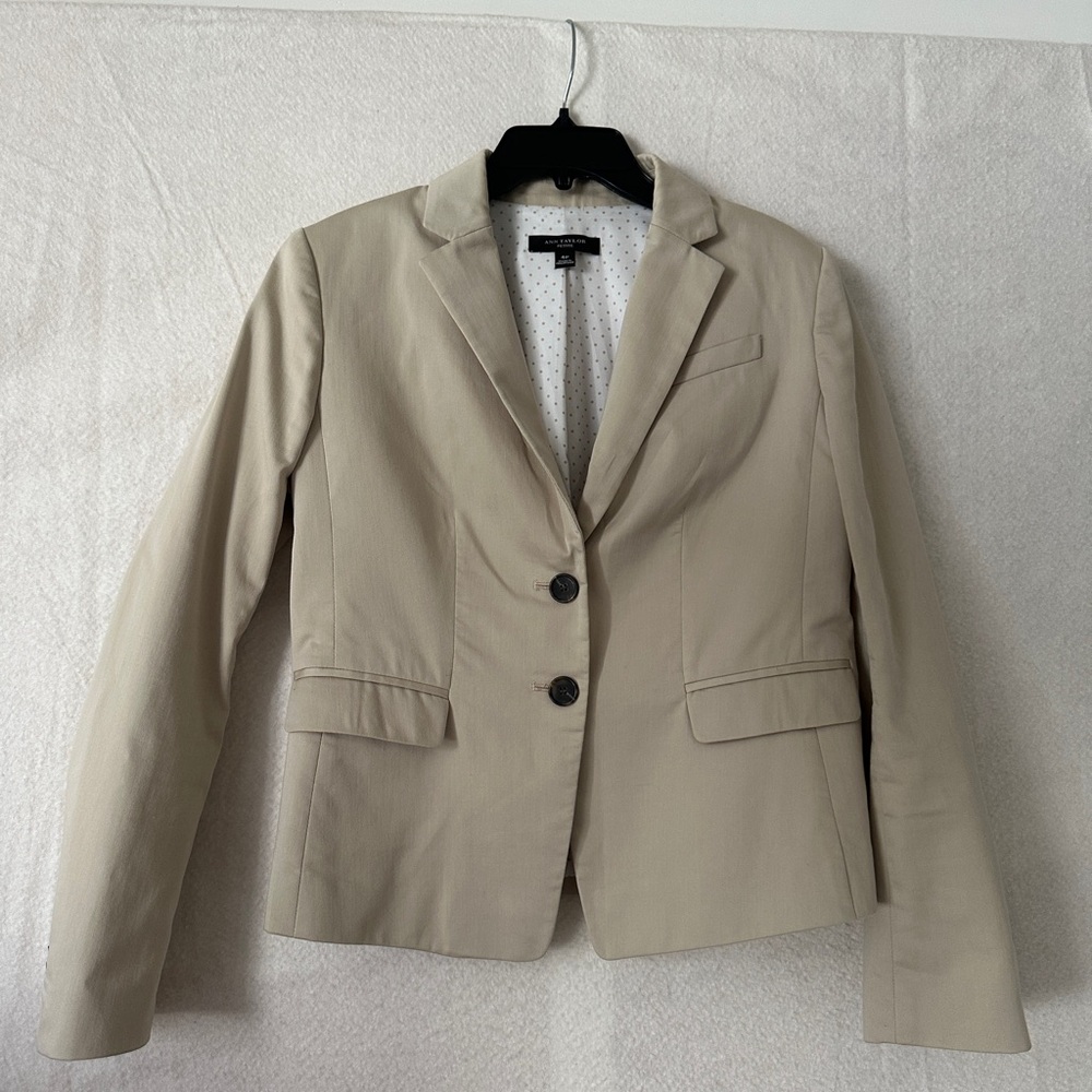 Ann Taylor Beige Blazer